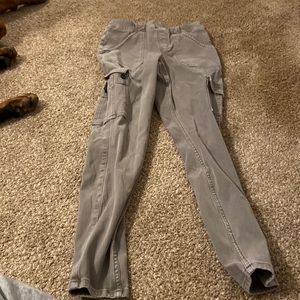 grey jeans